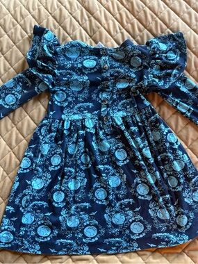 kate quinn earth peace dress navy blue